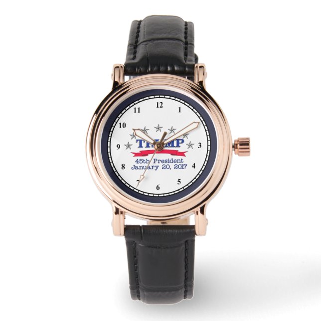 Trump 45:e talman armbandsur (Framsida)