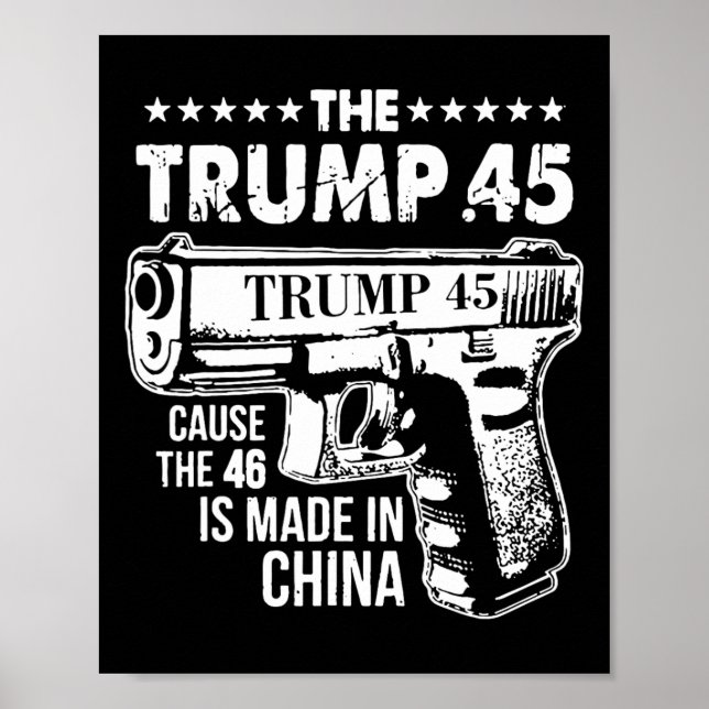 Trump 45 eftersom 46 görs i China 1 Poster (Framsidan)