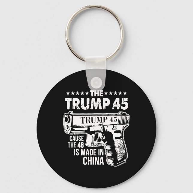 Trump 45 eftersom 46 görs i China Nyckelring (Framsida)