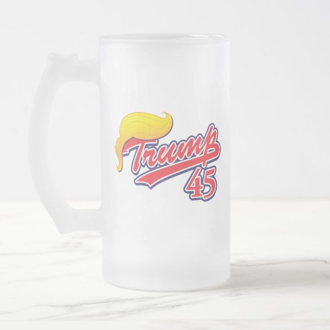 Trump 45 frostat ölglas (Vänster)