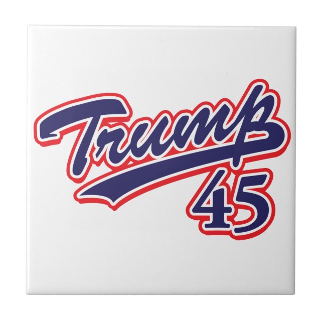 Trump 45! kakelplatta (Framsidan)