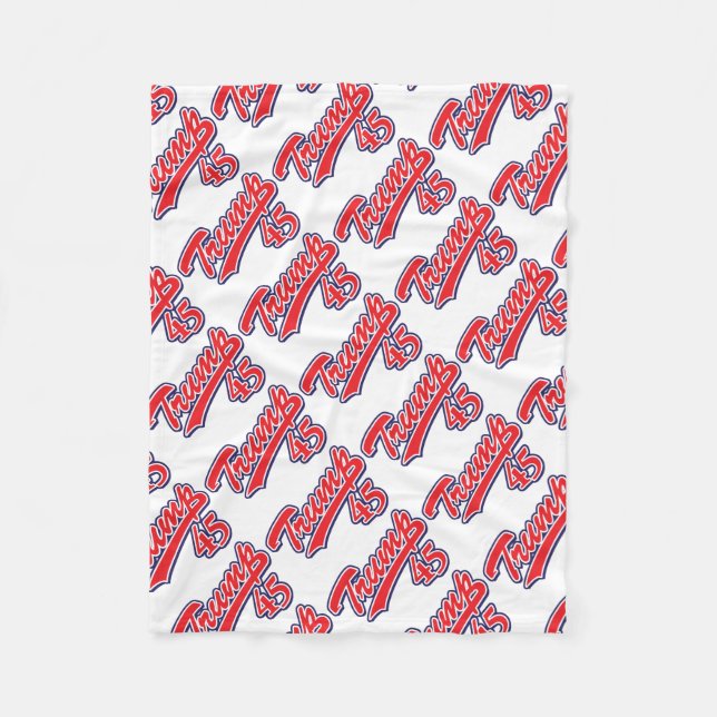 Trump-45-RED Fleecefilt (Framsidan)