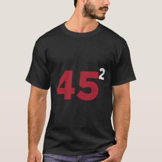 Trump 45 två villkor i fyrkant 2020 omvalsgåva t shirt