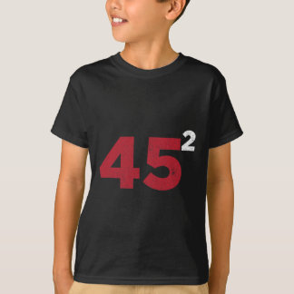 Trump 45 två villkor i fyrkant 2020 omvalsgåva t shirt
