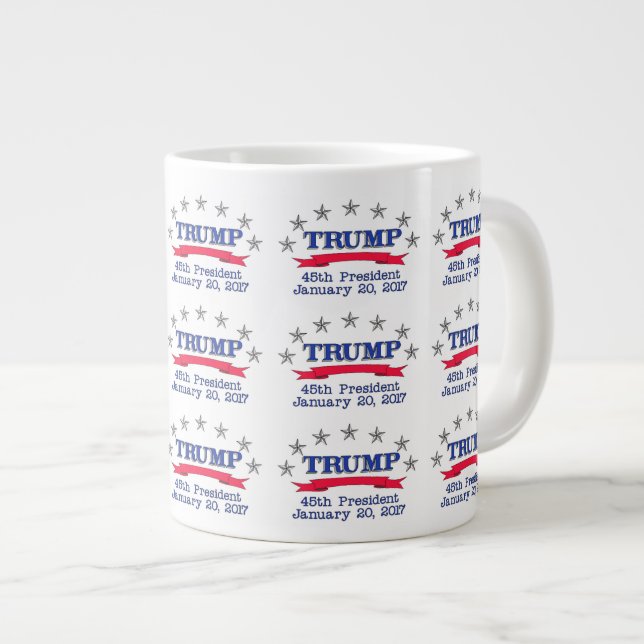 Trump 45th President Jumbo Mugg (Framsida höger)