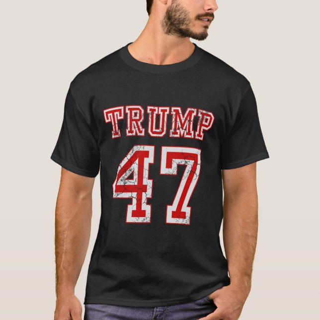 Trump 47 2024 Valet Republican Konservativ Manar T Shirt (Framsida)