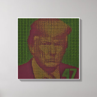 Trump 47 Block 879613 Canvas Art - Fira 47
