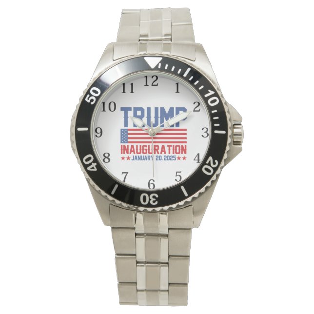 Trump 47:e installationen 2025 armbandsur (Framsida)