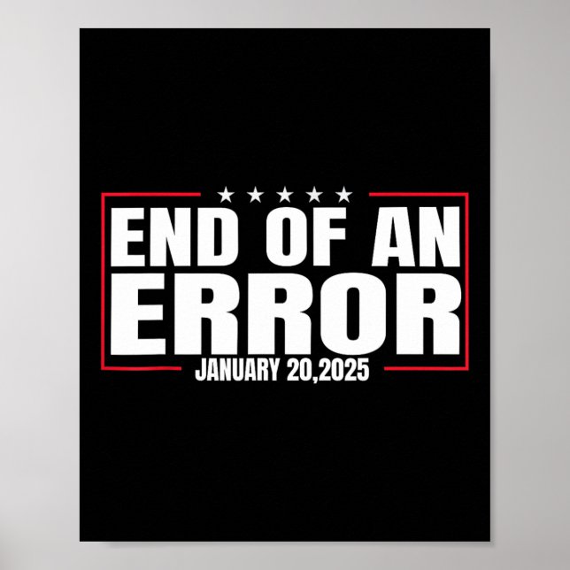 Trump 47:e presidentinvigningsdagen januari 2025 poster (Framsidan)