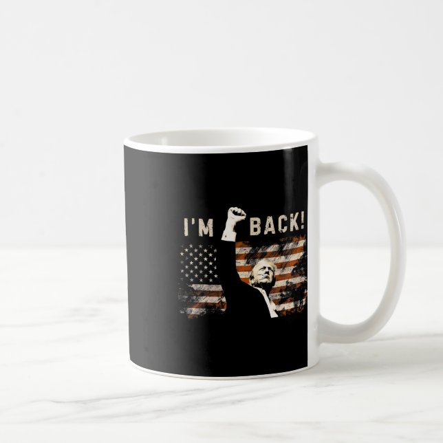 Trump 47:e presidentinvigningsdagen Mega Vanc Kaffemugg (Höger)