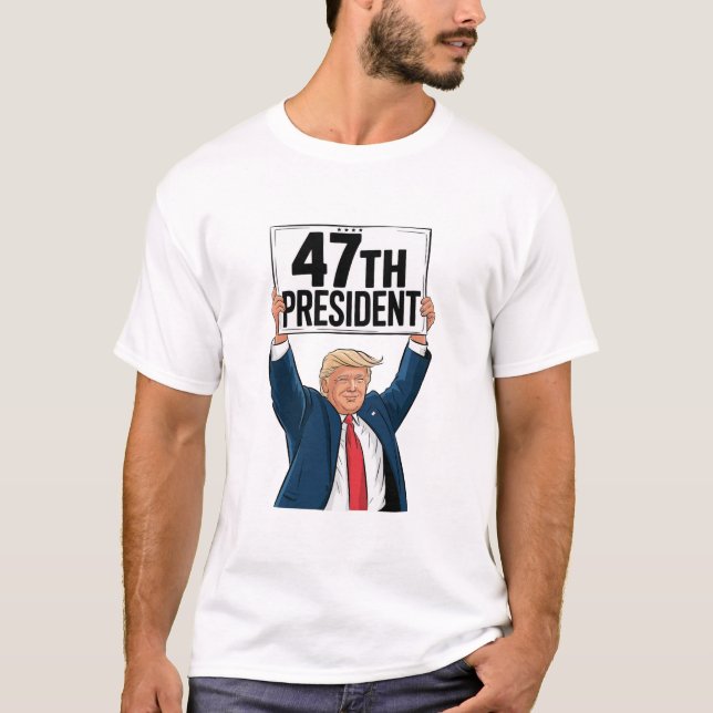 Trump 47:e talman t shirt (Framsida)