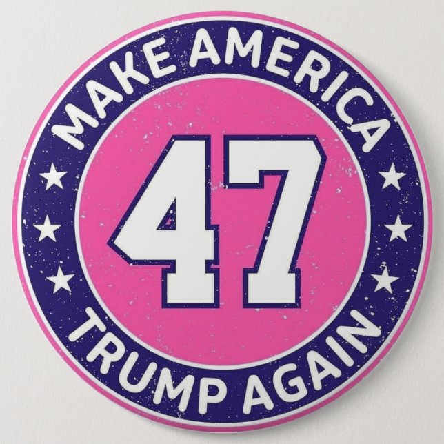 Trump 47 knapp (Framsida)