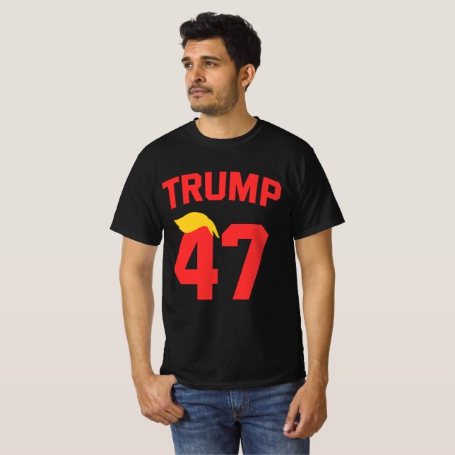 Trump 47 President T Shirt (Hel framsida)