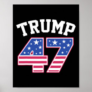 Trump 47 President Valect USA:s invigning Poster