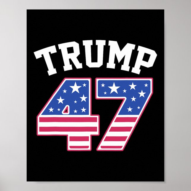 Trump 47 President Valect USA:s invigning Poster (Framsidan)
