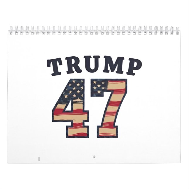 Trump 47 Proud Maga American inauguration Day Kalender (Omslag)