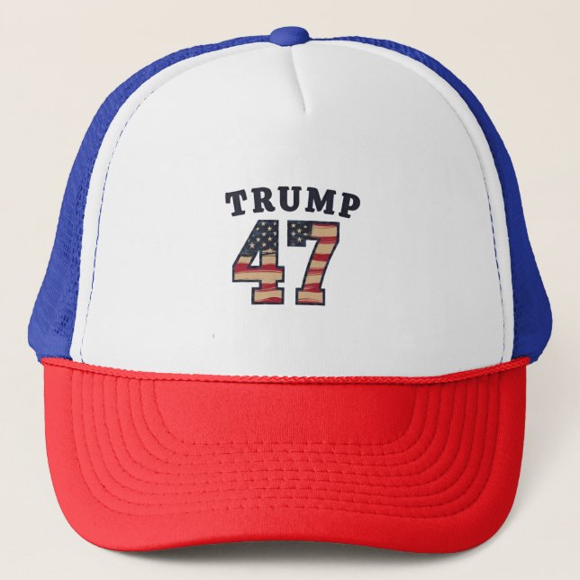 Trump 47 Proud Maga American inauguration Day Keps (Framsida)