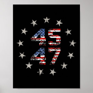 Trump 47 Skapar Amerika Underbart igen Bukt om För Poster
