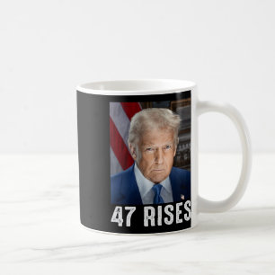 Trump 47 stiger invigningsfoto av Donald Trump Kaffemugg
