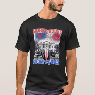 TRUMP 4:e juli VITE HOUSE BOOM SQUAD America S T Shirt