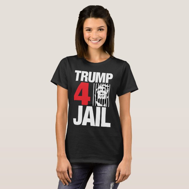 Trump 4 Jail T Shirt (Hel framsida)