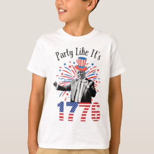 Trump 4 juli-firande som om det vore 1776 självstä t shirt