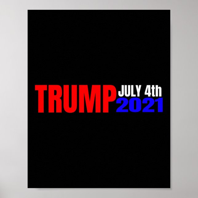 Trump 4 juli  poster (Framsidan)