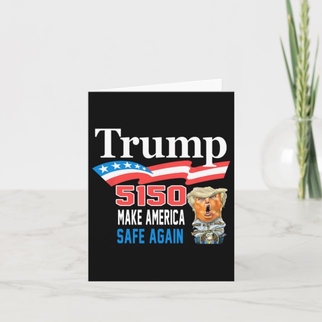 Trump 5150 Gör Amerika smidigt igen Kort (Framsida)