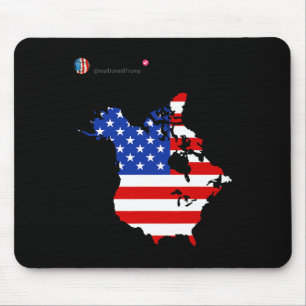 Trump 51 State of American Canada USA flagga Unite Musmatta