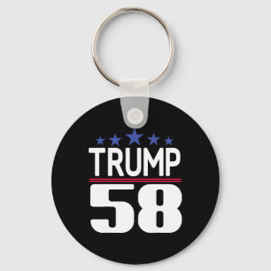 Trump 58 Presidenttröja, Trump Tredje President Nyckelring