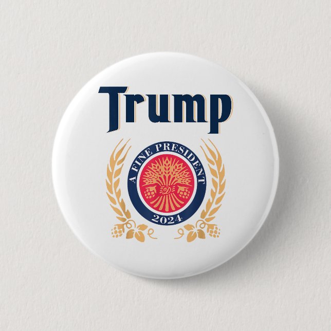 Trump A Bra President 2024 Knapp (Framsida)