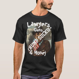 Trump-advokater, vapen och pengar Vem tar med chip T Shirt