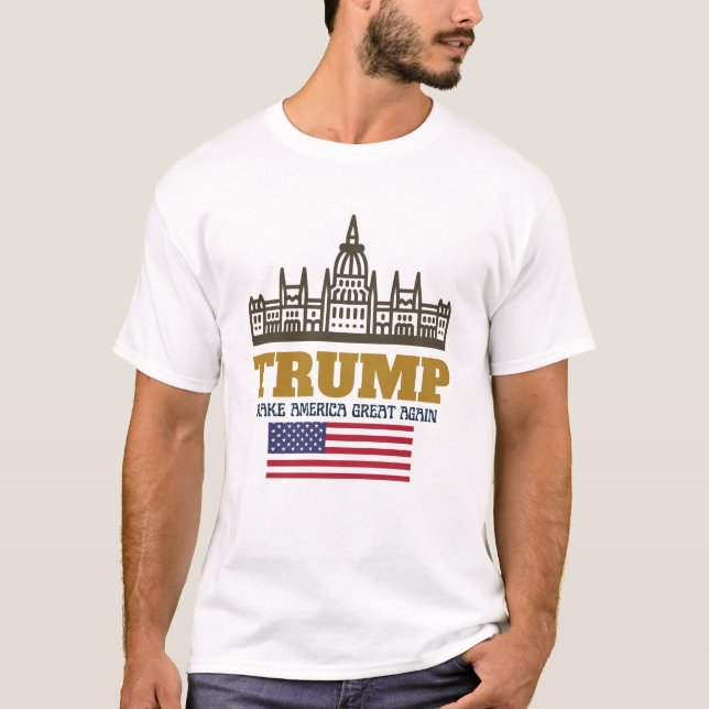 Trump Again 2025 – Patriotic Bold Statement Gift  T Shirt (Framsida)