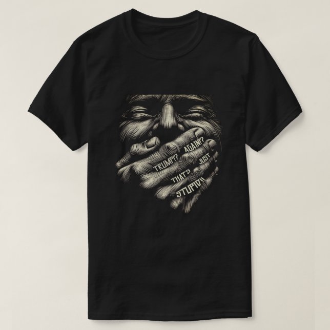 TRUMP AGAIN? T SHIRT (Design framsida)