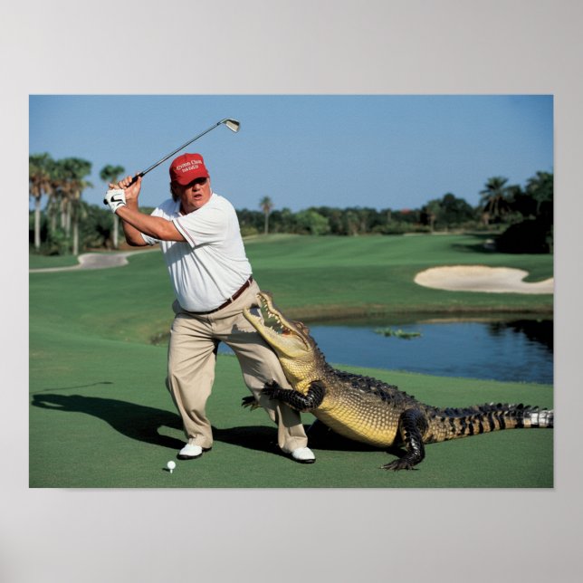 Trump Alligator Poster (Framsidan)