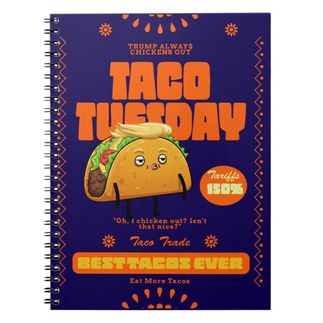 Trump Alltid Chickut Anteckningsbok (Framsidan)