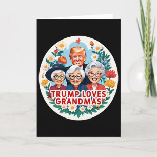 Trump älskar mormor mors dag kort
