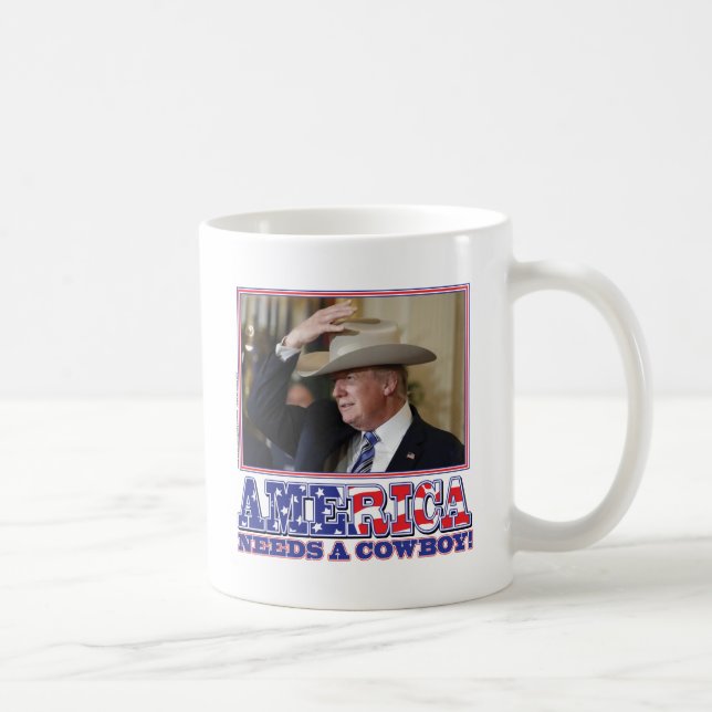 TRUMP-AMERICA-COWBOY KAFFEMUGG (Höger)