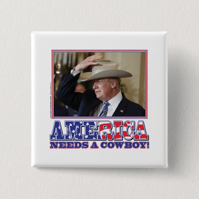 TRUMP-AMERICA-COWBOY KNAPP (Framsida)