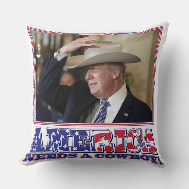TRUMP-AMERICA-COWBOY KUDDE (Framsida)