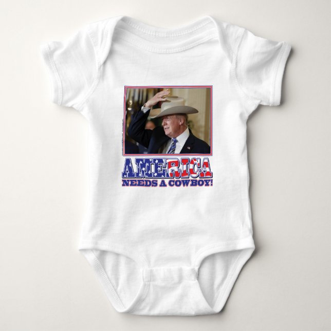 TRUMP-AMERICA-COWBOY TEE (Framsida)
