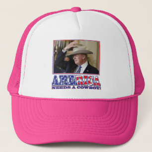 TRUMP-AMERICA-COWBOY TRUCKERKEPS