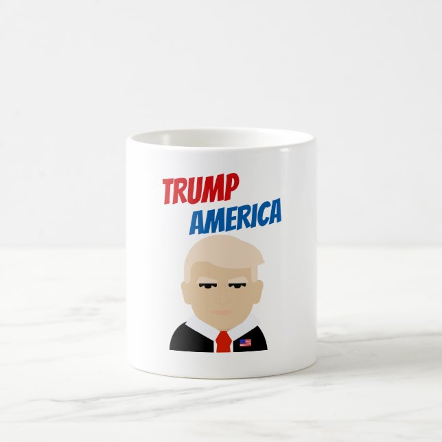 Trump America President Donald Trump Magisk Mugg (Center)