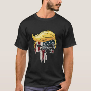 Trump American Flagga 2024 Second Term Reelection T Shirt