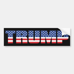Trump American Flagga Trump 2024 Bildekal
