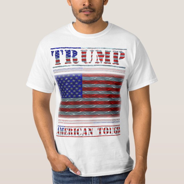 Trump American Tuff T Shirt (Framsida)
