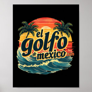 Trump Americas Bukt Mexiko El Golfo De Mexico Poster