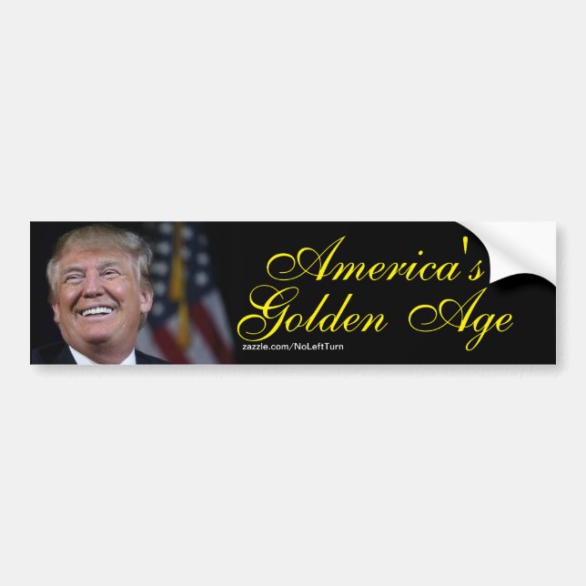 Trump America's Golden Age Bildekal (Framsidan)