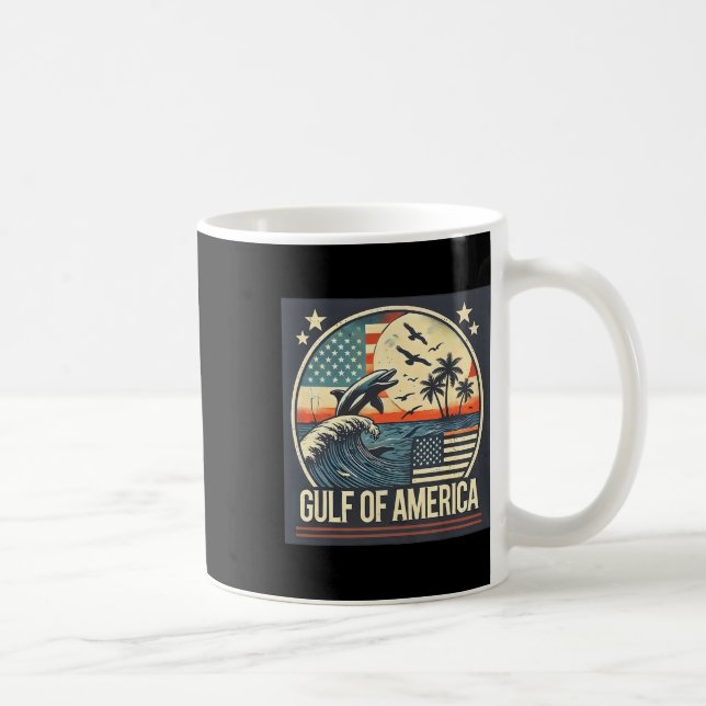 Trump Amerikanska Bukt-Mexikos president Trump 1 Kaffemugg (Höger)