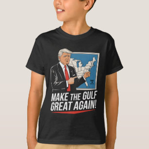 Trump Amerikanska Bukt Mexikos president Trump Buk T Shirt